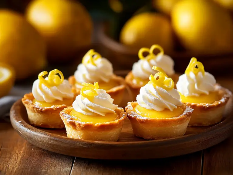 Mini Lemon Tarts: A Tangy, Bite-Sized Dessert