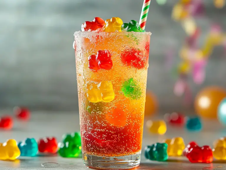 Gummy Bear Fizz: A Fun, Fizzy, and Playful Mocktail for All Ages
