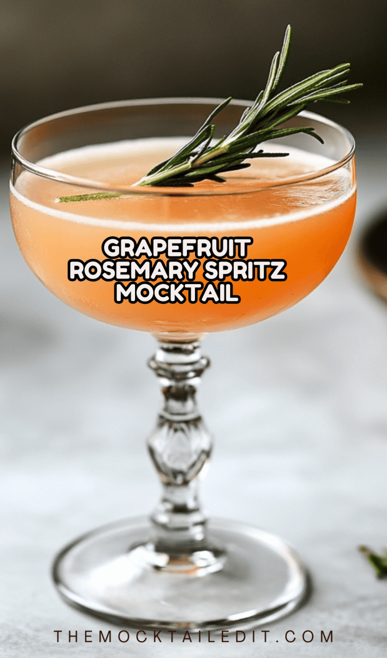Grapefruit Rosemary Spritz: A Refreshing Mocktail with a Healthy Twist ...