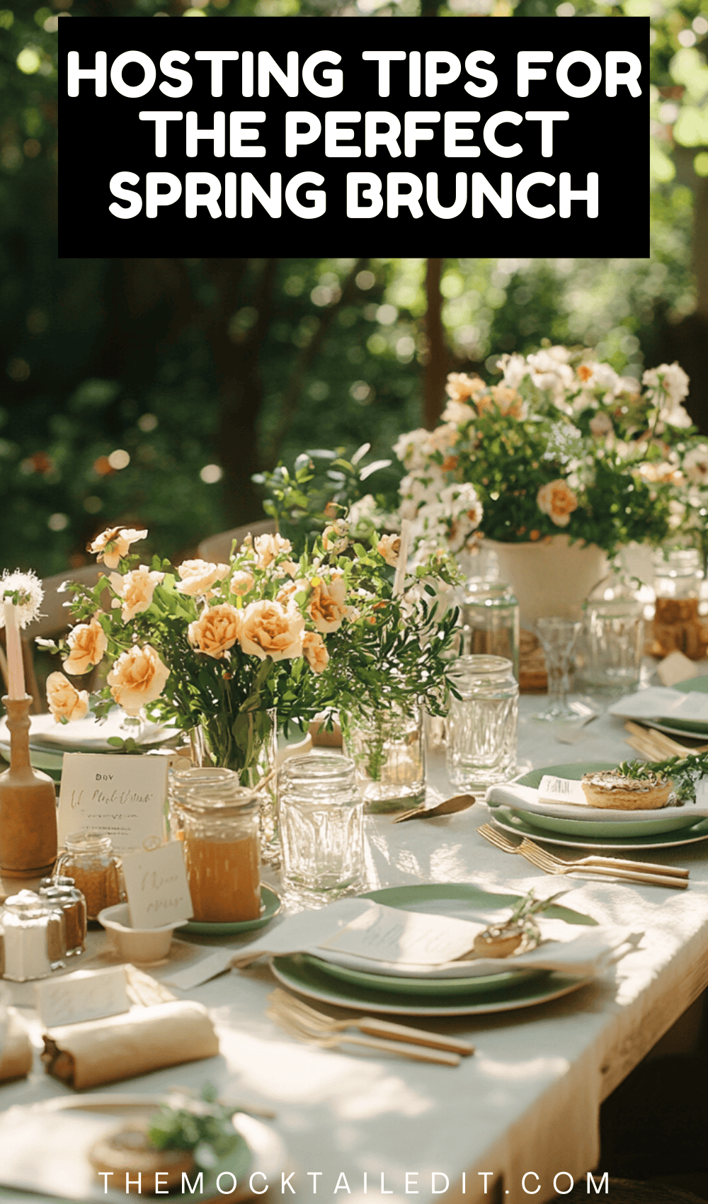Hosting Tips for the Perfect Spring Brunch - The Mocktail Edit