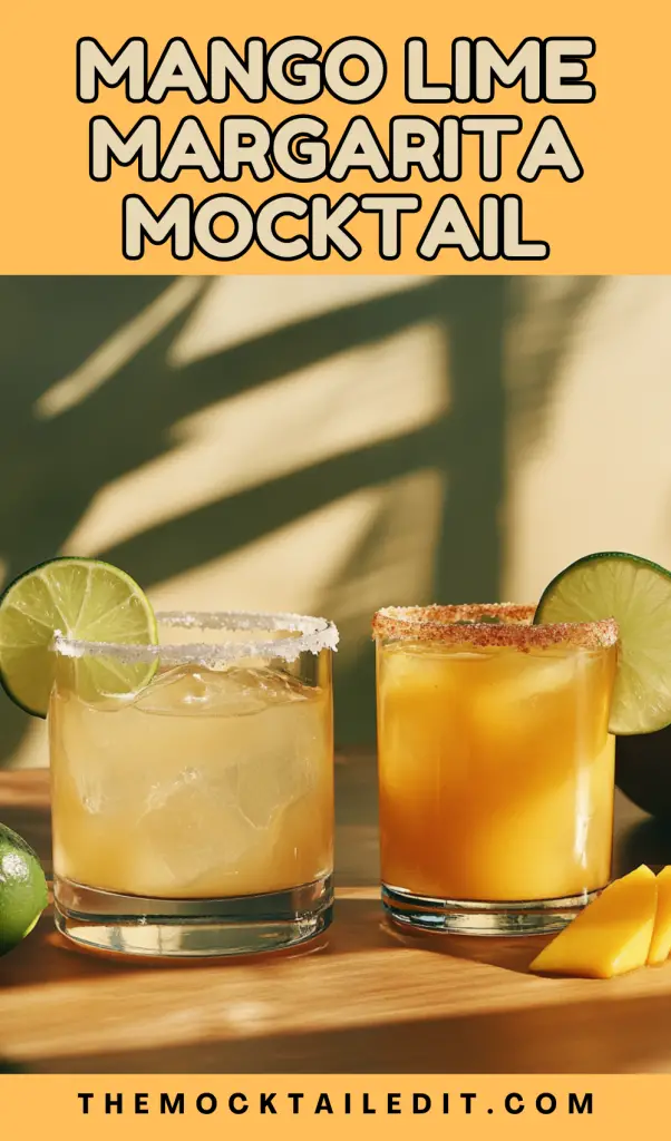Mango Lime Margarita Mocktail