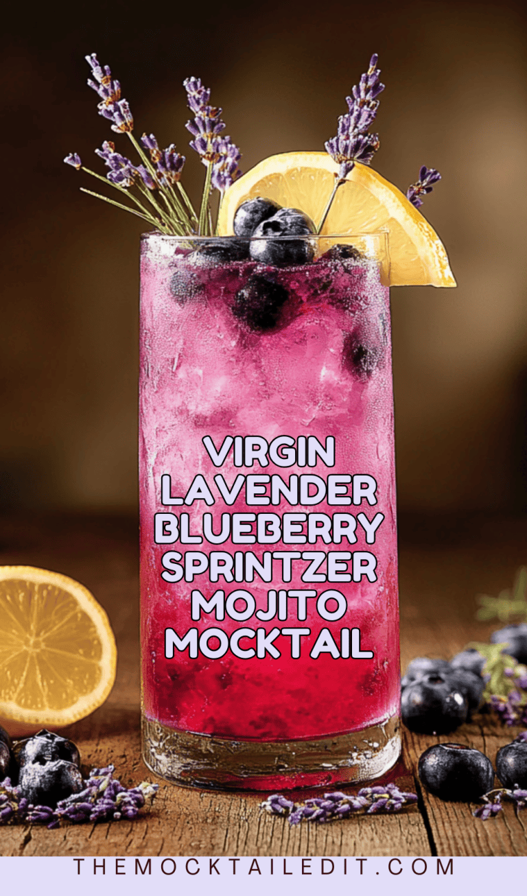 Lavender Blueberry Sparkler: A Floral and Fruity Delight - The Mocktail ...
