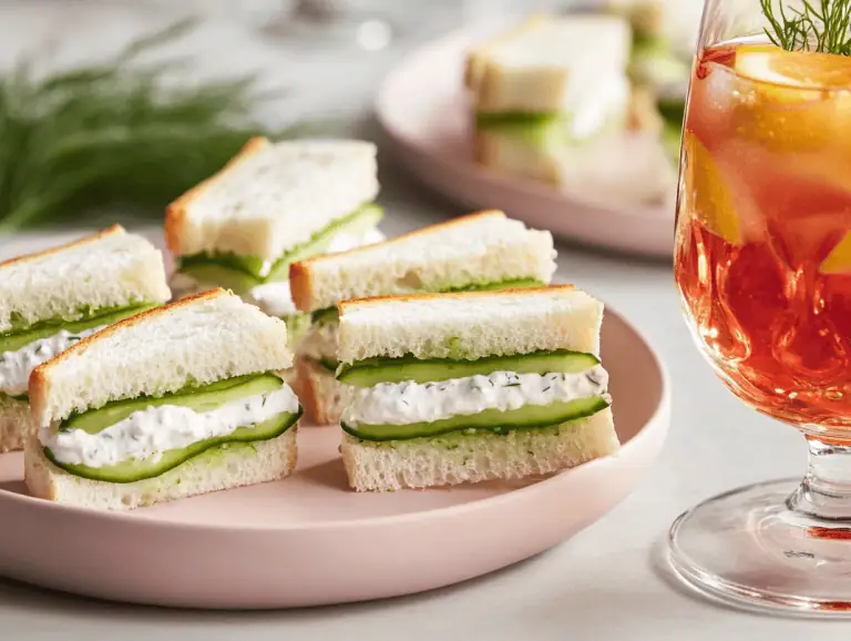 Classic Cucumber Sandwiches with Variations: Elegant and Easy Tea-Time Bites