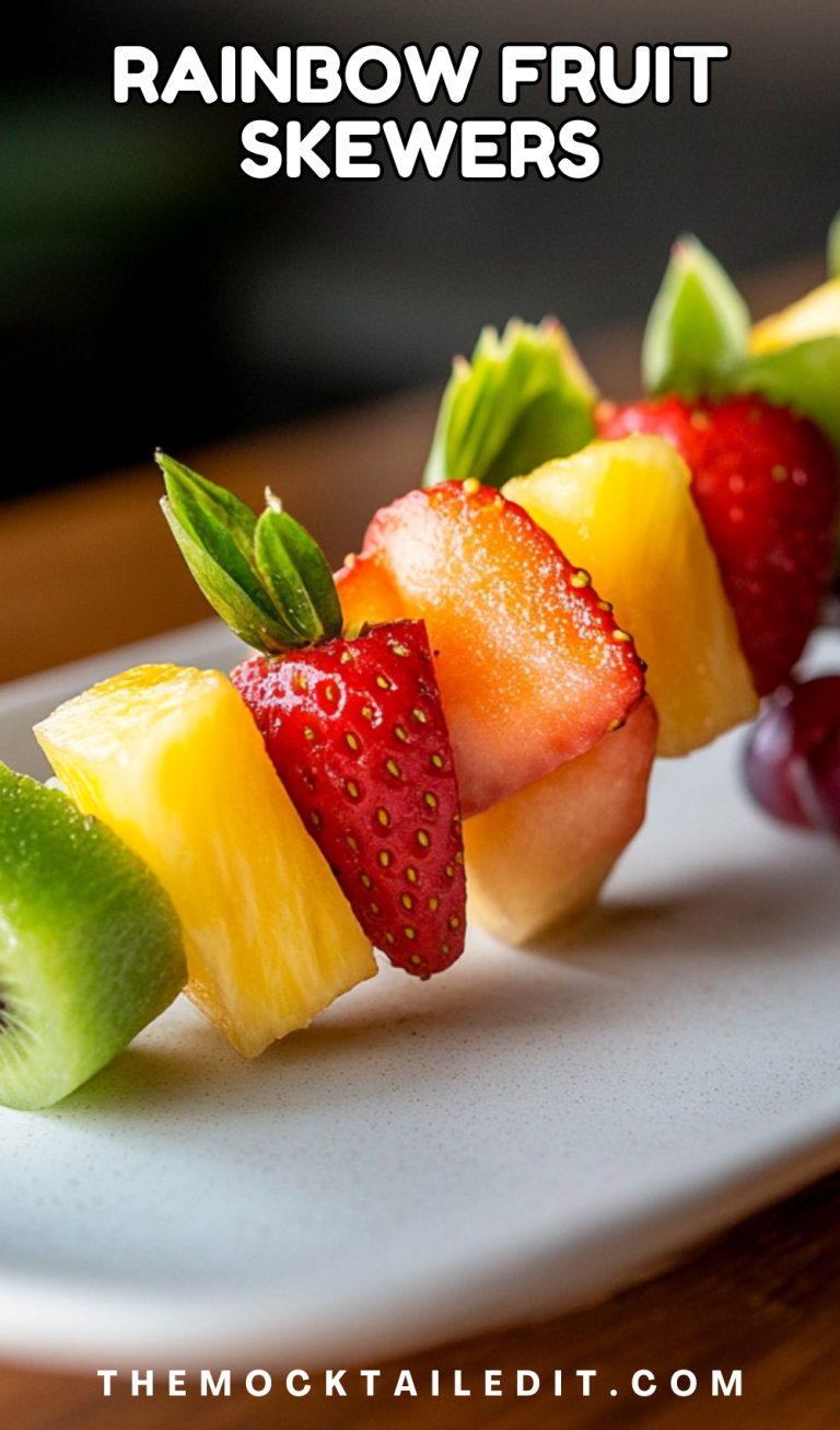 Rainbow Fruit Skewers: A Fun and Healthy Snack for Any Occasion