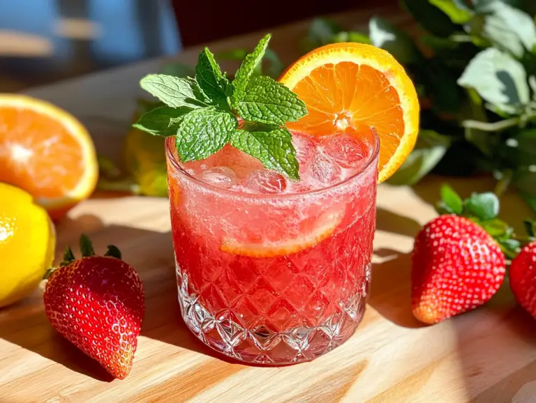Springtime Strawberry Sipper: A Refreshing Mocktail for Any Occasion