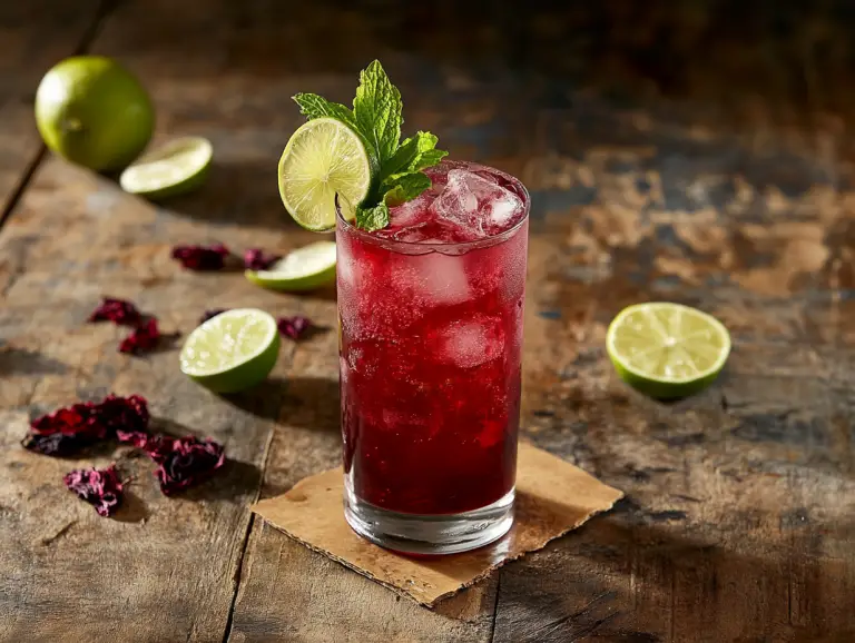 Hibiscus Tea Mocktail: A Vibrant and Refreshing Drink