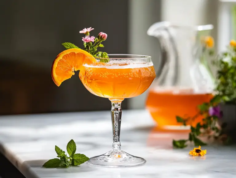Orange Blossom Fizz: A Light and Floral Mocktail for Any Occasion
