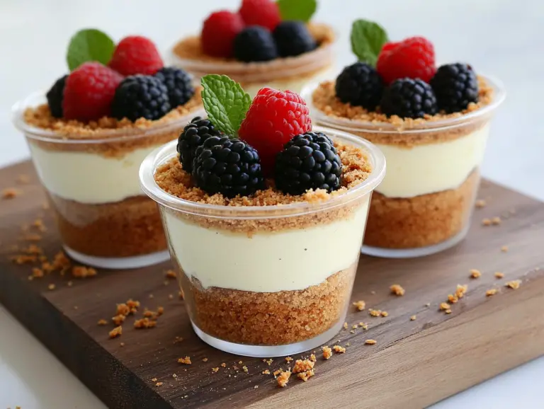No-Bake Cheesecake Cups: A Simple and Elegant Dessert