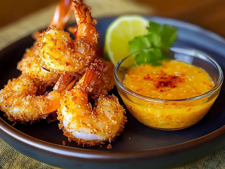 Coconut Shrimp with Pineapple Dipping Sauce