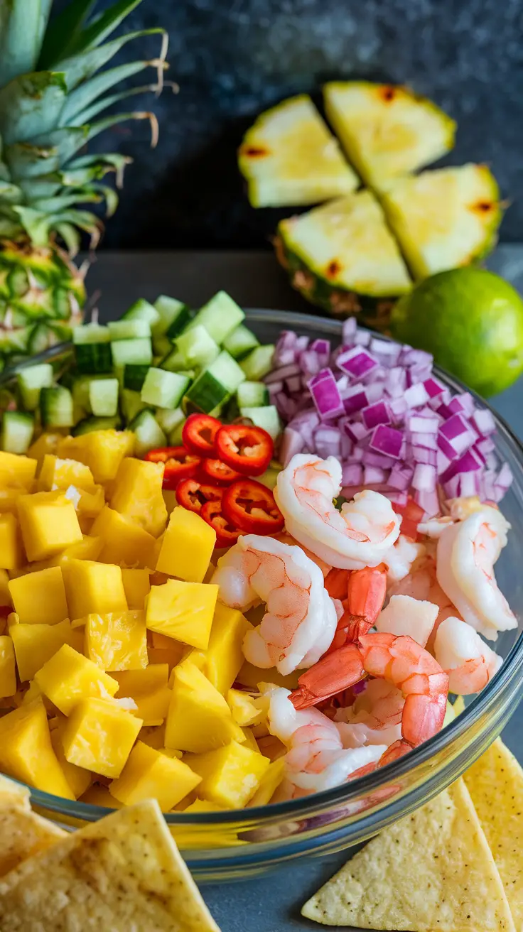Mango and Pineapple Ceviche Recipe